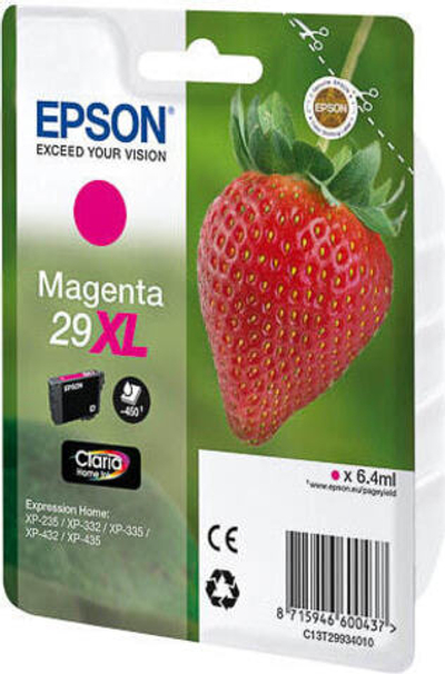 Epson Strawberry 29XL M Подлинный Пурпурный 1 шт C13T29934010