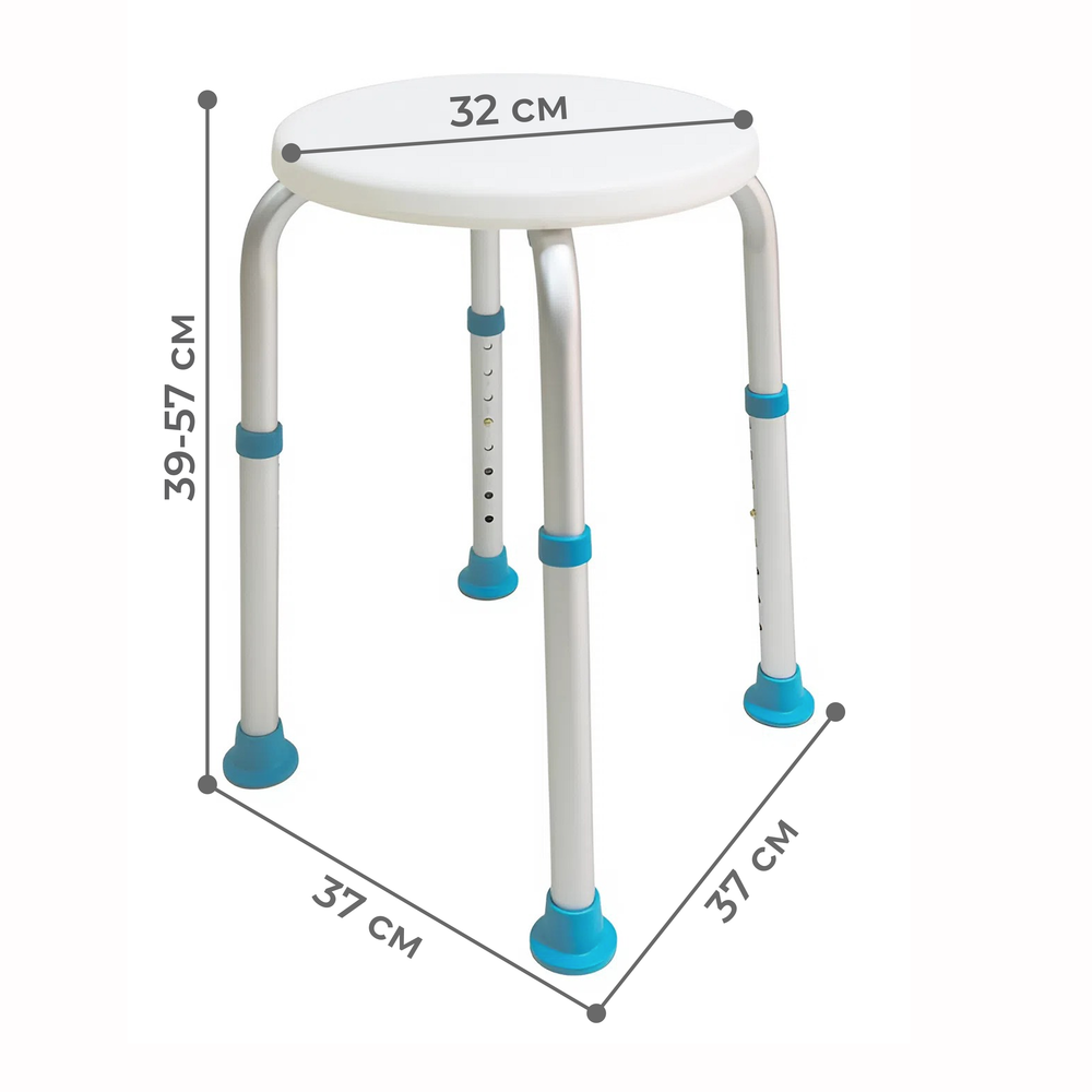 Стул для ванной комнаты MEGA-509A-LUX Мега-Оптим
