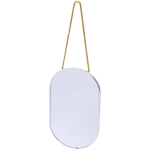 Зеркало подвесное «ЭЛАНТРА», овал, цвет хром, 16,5*26см