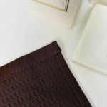 Полотенце вафельное 30*60см «Waffle» плотность 220гр/м, цвет горький шоколад 04050