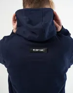 Худи We Don’t Care Basic Logo Hoodie Navy