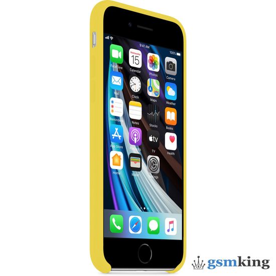 Silicone Case iPhone 7 | 8 | SE 2020 | 2022 Spring Yellow «Жёлтый бутон»