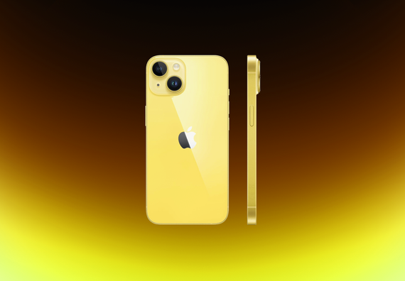 Телефон Apple iPhone 14 256Gb (Yellow)
