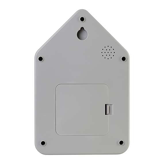 Часы настенные с маятником qq-up, темно-серые