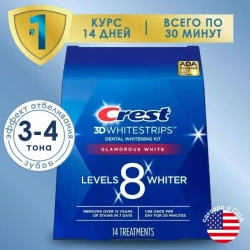 Отбеливающие полоски Crest 3D White Glamorous White