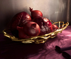 Ваза Bone Large Brass