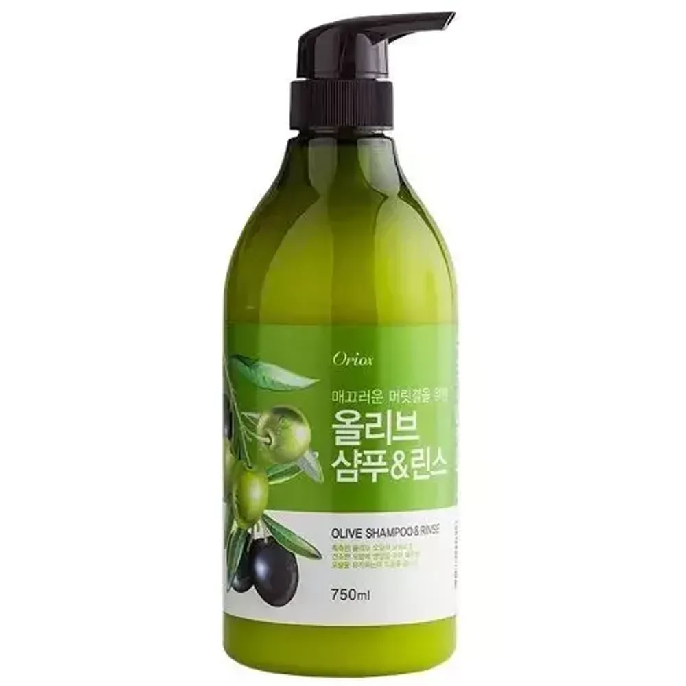 Шампунь-кондиционер для волос с экстрактом оливы ORIOX Avec Moi Olive Shampoo &amp; Rinse 750 мл