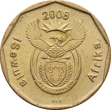 20 центов 2008 ЮАР
