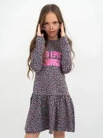 Платье для девочки с длинным рукавом