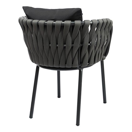 Стул braid, серый/черный