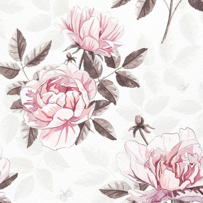 Акварельные пионы