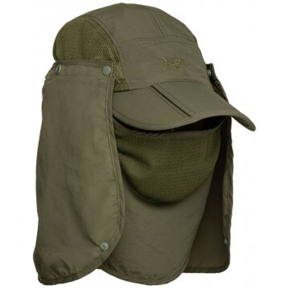 Бейсболка Helios с защитой шеи и лица (олива)