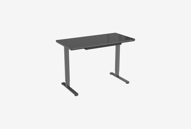 Стол CACTUS закаленное стекло металл черный 130x72x26 CS-EGD-BBK