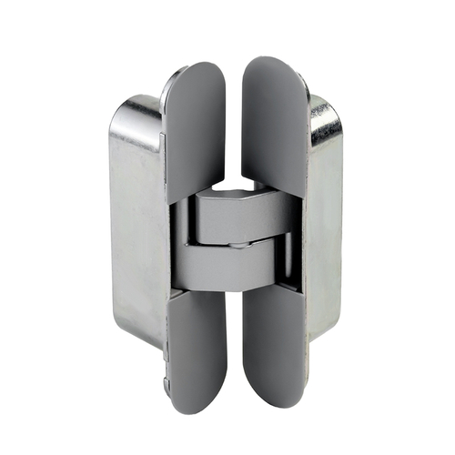 Петля врезная AGB Eclipse 3.0 с накладками, цвет хром глянец (гарантия - 12 месяцев)