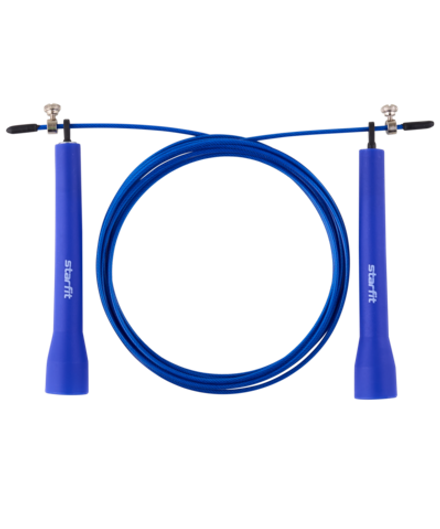 Скакалка RP-202 с подшипниками, с пластиковыми ручками, темно-синий, 3 м