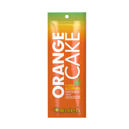 Интенсивный усилитель загара с экстрактом конопли Soleo Orange Cake, 15 мл