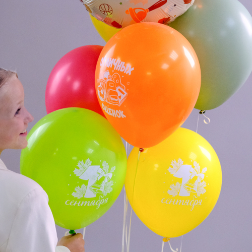 Купить Воздушные шары "1 Сентября. Ура, школа!"