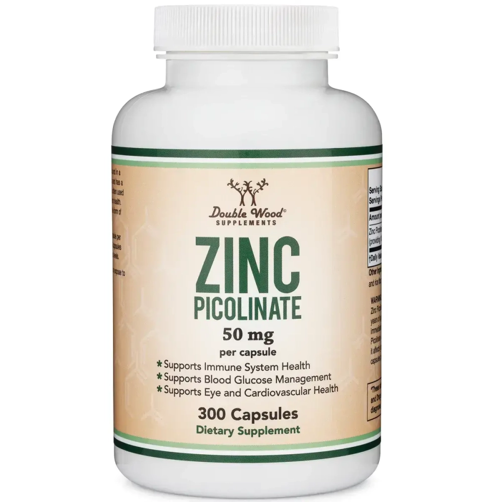 Double Wood Supplements - Zinc Picolinate 300 capsules
