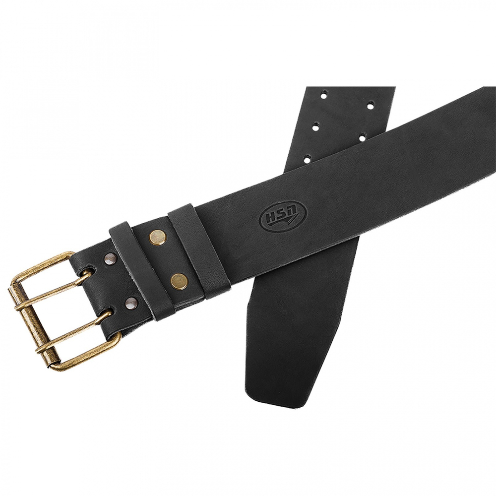 Ремень поясной ХСН, роликовая пряжка (50мм), Черный