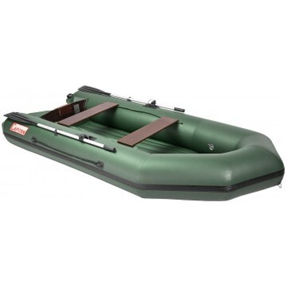 Лодка Тонар Капитан A330 (надувное дно) зеленый