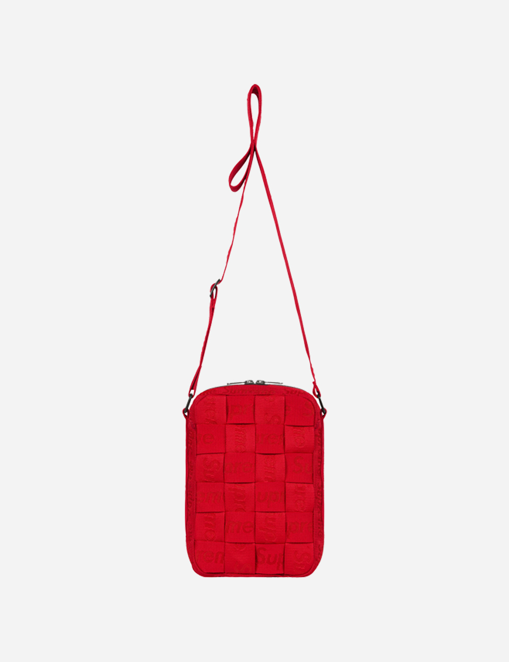 Supreme Shoulder Woven Bag Red