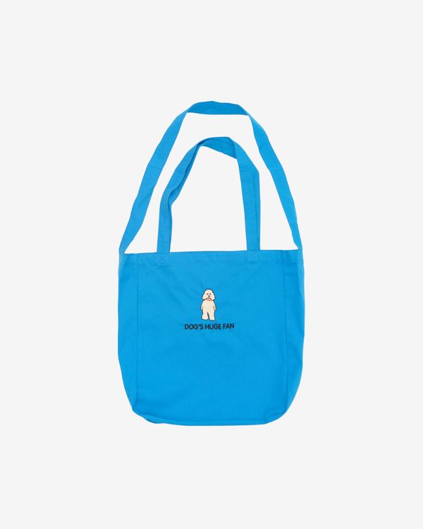 Шоппер SS23 Embroidered Dog's Fan Azure ярко-синий - фото 1