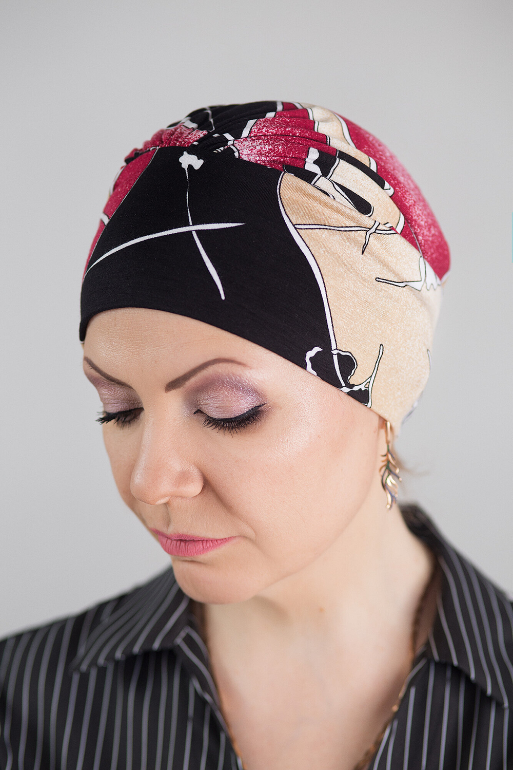 Шапочка тюрбан БЛАНКА VB5 облегченная, бамбук, Elza Meyger