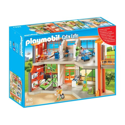 Playmobil - Детская больница City Life с оборудованием 6657 / артикул 6657 / GTIN 4008789066572