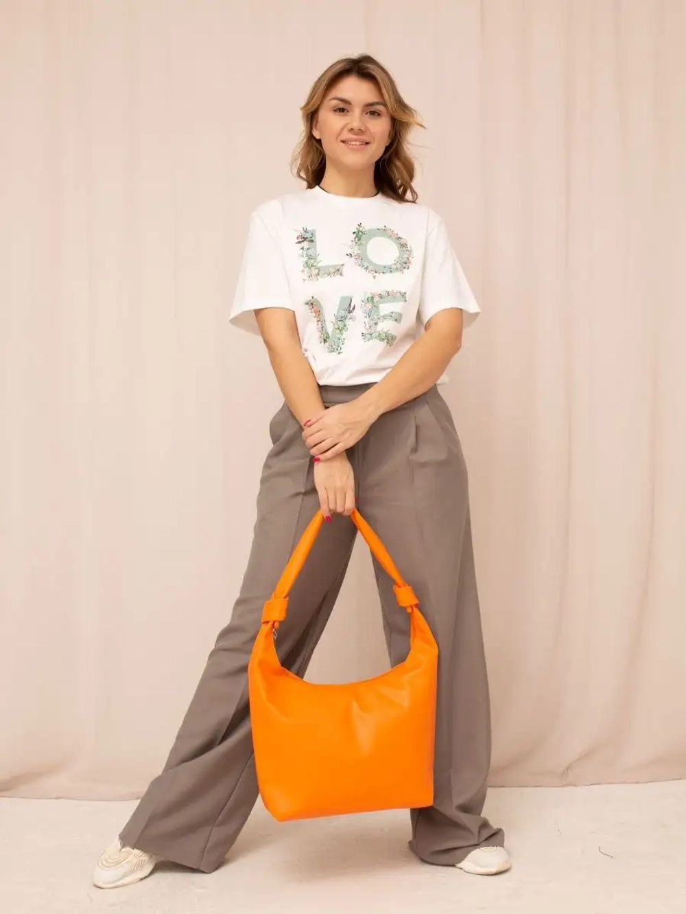 Сумка через плечо большая шоппер мешок спортивная