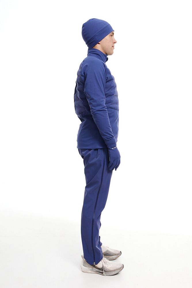 ЛОНГСЛИВ С ПУХОВОЙ ВСТАВКОЙ МУЖСКОЙ | DEEP COBALT