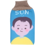 Мочалка - варежка массажная детская «Premium - МОЯ СЕМЬЯ», сыночек, 24,5*15,5см (ZIPпакет)