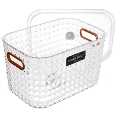 Контейнер для хранения с крышкой «ЛАМИНГТОН», прозрачный, 25*17*15см