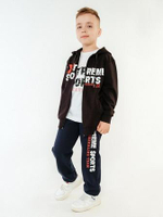 Толстовка для мальчиков "Экстрим" на молнии с капюшоном. р. 116. 2000128019609