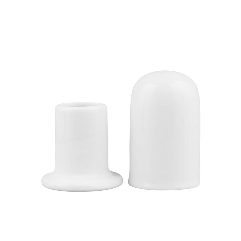 Стаканчик для зубочисток 4,5*6 см с крышкой белый фарфор P.L. Proff Cuisine [6]