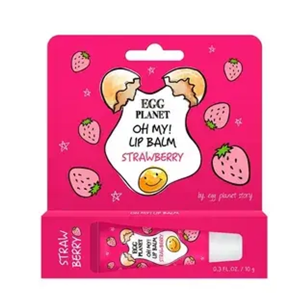 Бальзам для губ с клубникой Daeng Gi Meo Ri Egg Planet Oh My Lip Balm Strawberry