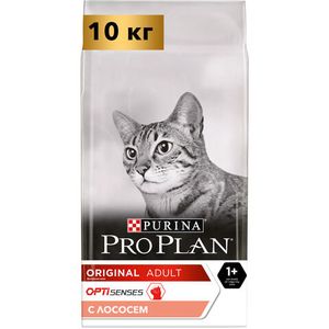 Сухой корм для кошек Pro Plan для взрослых кошек, с высоким содержанием лосося