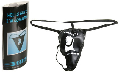 Стринги "Замочная скважинка" SM (42-44) (Цвет: черный)