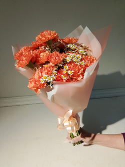 Букет из хризантем и альстромерии (С0033)