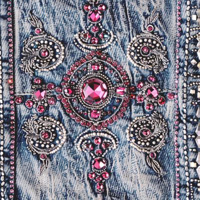 Деним и стразы