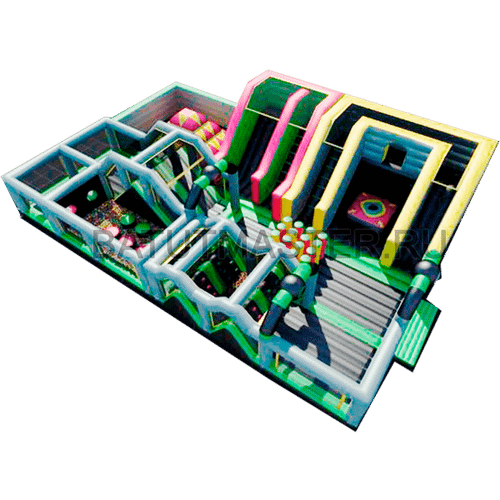 Надувной парк "Штаб  радости и приключений"