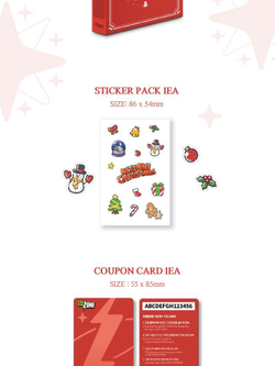 Альбом NCT - NCT ZONE Coupon Card CHRISTMAS Version