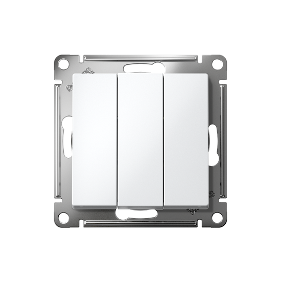 Выключатель 3-кл. СП AtlasDesign 10А IP20 (сх. 1+1+1) 10AX механизм бел. SE ATN000131