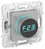 SKANDY Термостат электронный с индикацией SK-T01S серебряный IEK