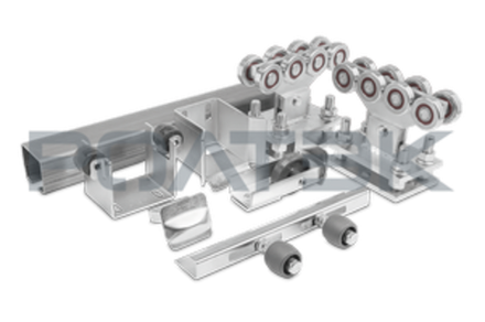 НАБОР КОМПЛЕКТУЮЩИХ ДЛЯ ИЗГОТОВЛЕНИЯ ОТКАТНЫХ ВОРОТ ЭКО 6(ШИРИНА ПРОЕМА ДО 4,3М ВЕС ДО 500 КГ)