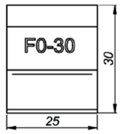Резец к PRO-5 PB для внешней фаски 30°, 34 мм, арт. NOZ-000032