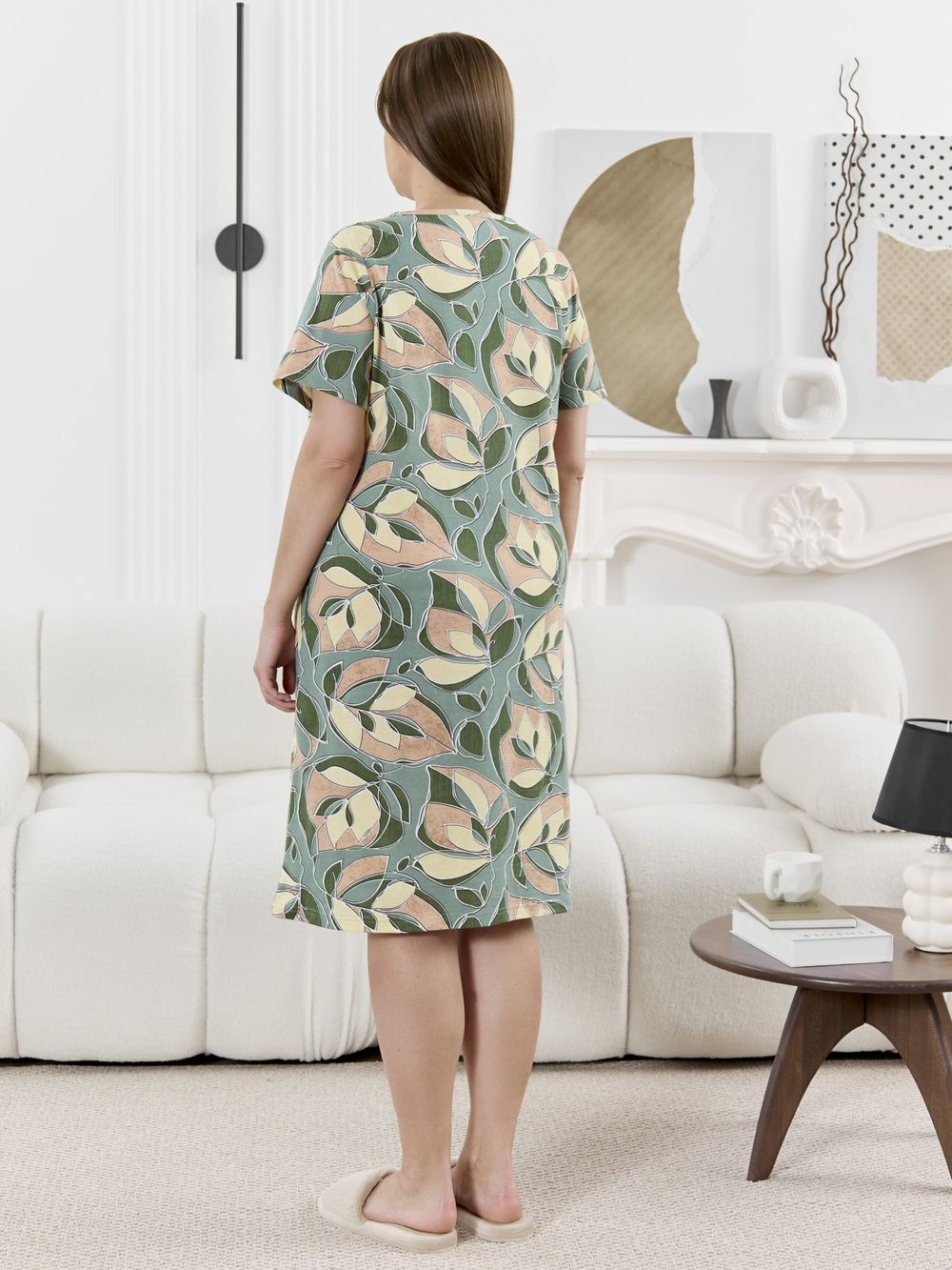 Халат Нора Виотекс СВЕТЛО-ЗЕЛЕНЫЙ