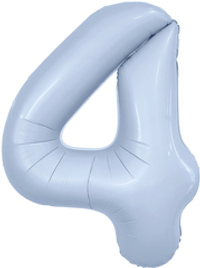Цифра 4 Slim небесный 40" Agura