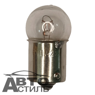 Автолампа  Р 12-10 (R10W)  в габариты Маяк 61210