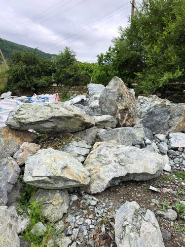 Глыба камень серпентинит Голубой