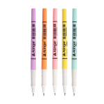 Ручка шариковая Alingar, 0,7 мм, синяя, игольчатый наконечник, грип, круглый цветной пластиковый корпус, карт. уп.